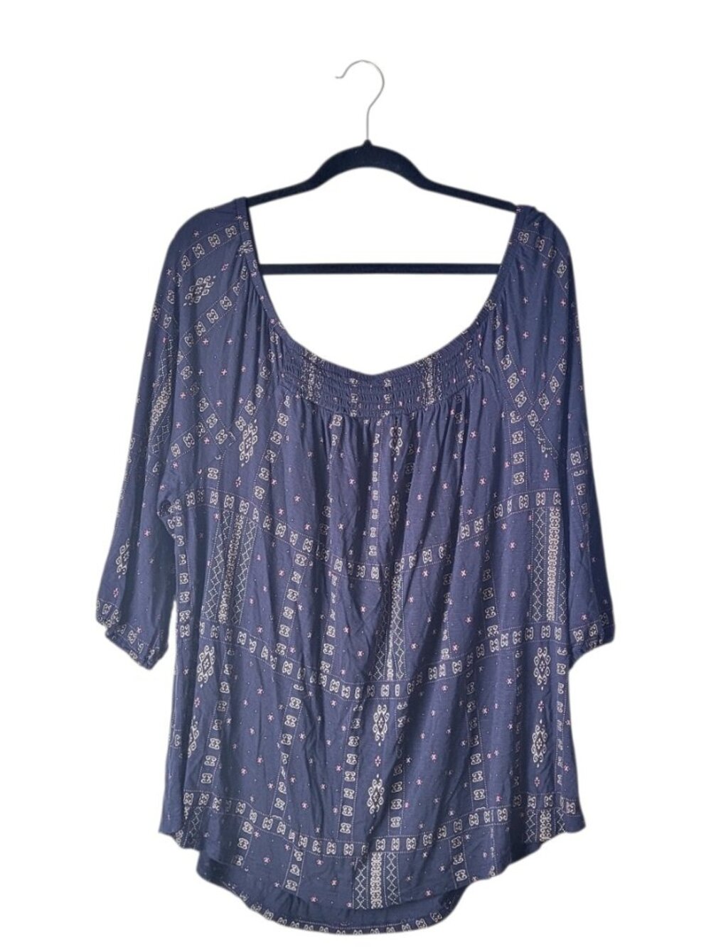Maurices Off Shoulder Peasant Blouse